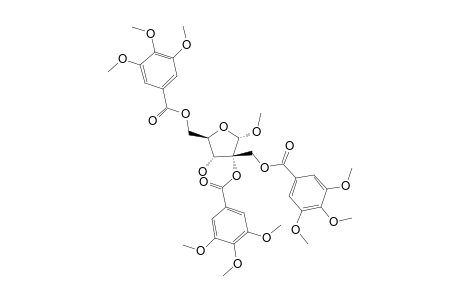 1-METHYL-2,5,6-TRI-O-(3',4',5'-TRIMETHOXY-GALLOYL)-ALPHA-D-HAMAMELOFURANOSIDE