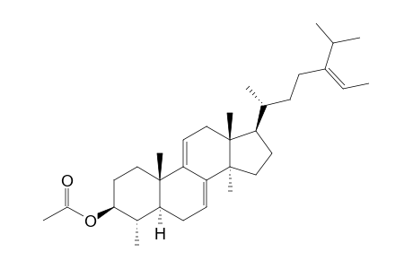 (24E)-24-ETHYL-29-NOR-5-ALPHA-LANOSTA-7,9(11),24(24(1))-TRIEN-3-BETA-YL-ACETATE