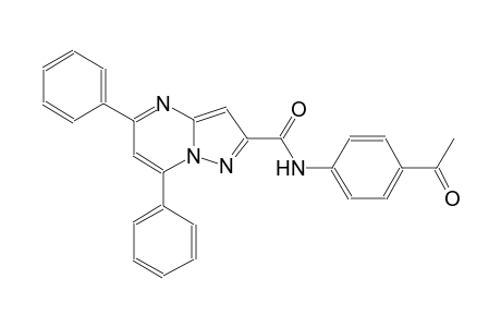 N-(4-acetylphenyl)-5,7-diphenylpyrazolo[1,5-a]pyrimidine-2-carboxamide