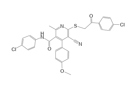 3-pyridinecarboxamide, N-(4-chlorophenyl)-6-[[2-(4-chlorophenyl)-2-oxoethyl]thio]-5-cyano-4-(4-methoxyphenyl)-2-methyl-