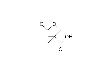 trans-1-Hydroxymethyl-cyclopropane-1,2-dicarboxylic acid, .gamma.-lactone