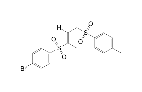 (E)-3-[(p-bromophenyl)sulfonyl]-1-(p-tolylsulfonyl)-2-butene