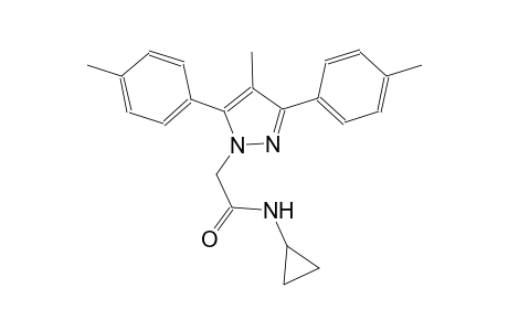 N-cyclopropyl-2-[4-methyl-3,5-bis(4-methylphenyl)-1H-pyrazol-1-yl]acetamide