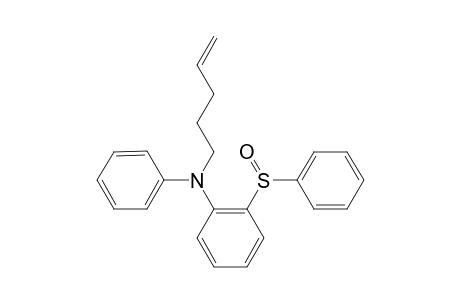 N-(Pent-4-en-1-yl)-N-phenyl-2-(phenylsulfinyl)aniline