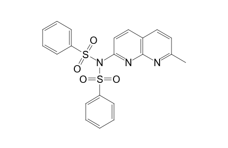 Benzenesulfonamide, N-(7-methyl-1,8-naphthyridin-2-yl)-N-(phenylsulfonyl)-