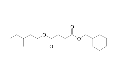 Succinic acid, cyclohexylmethyl 3-methylpentyl ester