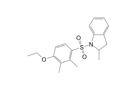 1-[(4-ethoxy-2,3-dimethylphenyl)sulfonyl]-2-methylindoline