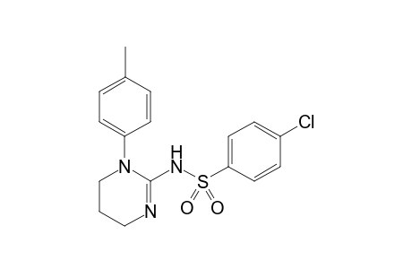 4-chloro-N-[1-(p-tolyl)-5,6-dihydro-4H-pyrimidin-2-yl]benzenesulfonamide