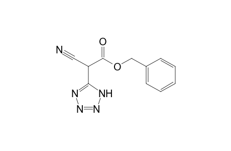 Benzyl 2-(1H-Tetrazol-5-yl)-2-cyanoacetate