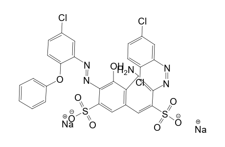 2,7-Naphthalenedisulfonic acid, 4-amino-6-[(5-chloro-2-phenoxyphenyl)azo]-3-[(2,5-dichlorophenyl)azo]-5-hydroxy-, disodium salt