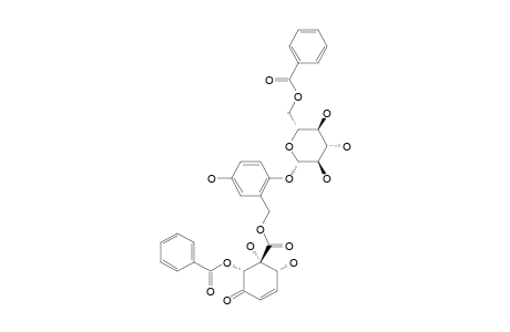 (REL)-2-(6-BENZOYL-BETA-GLUCOPYRANOSYLOXY)-7-(6-ALPHA-BENZOYLOXY-1-ALPHA,2-ALPHA-DIHYDROXY-5-OXOCYClOHEX-3-ENOYL)-5-HYDROXYBENZYL_ALCOHOL