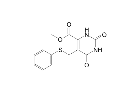 2,6-dioxo-5-[(phenylthio)methyl]-1,2,3,6-tetrahydro-4-pyrimidinecarboxylic acid, methyl ester