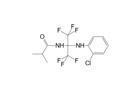 N-{2-[(2-chlorophenyl)amino]-1,1,1,3,3,3-hexafluoropropan-2-yl}-2-methylpropanamide