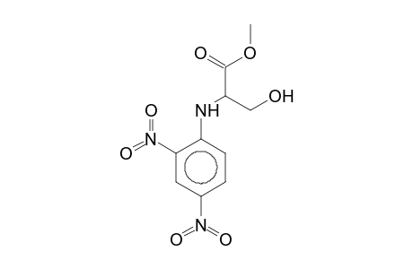 Propanoic acid, 3-hydroxy-2-(2,4-dinitroanilino)-, methyl ester