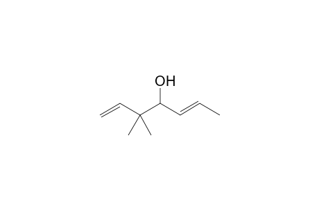 (5E)-3,3-dimethyl-4-hepta-1,5-dienol