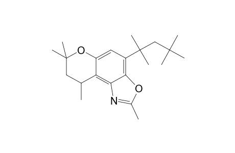 7H-pyrano[3,2-e]benzoxazole, 8,9-dihydro-2,7,7,9-tetramethyl-4-(1,1,3,3-tetramethylbutyl)-