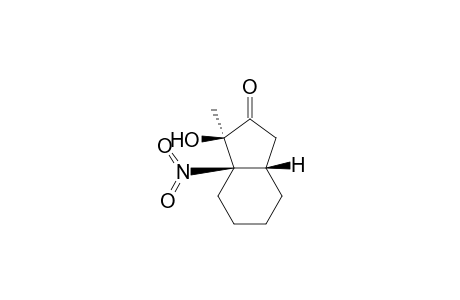 2H-Inden-2-one, octahydro-1-hydroxy-1-methyl-7a-nitro-, (1.alpha.,3a.beta.,7a.beta.)-