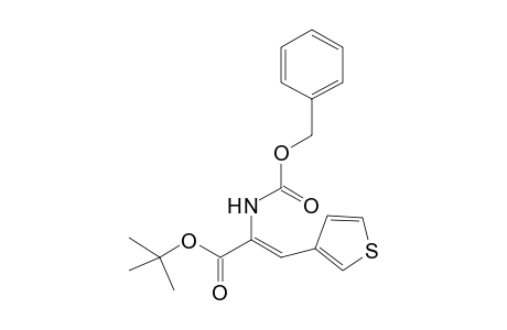 t-Butyl (Z)-2-[(benzyloxy)carbonylamino]-3-(thiophen-3'-yl)prop-2-enoate