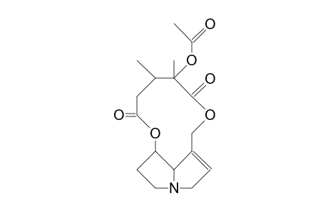 (4R,5S,13AR, 13bR)-octahydro-5-hydroxy-4,5-dime-2H-(1,6)-dioxa-cycloundecino(2,3,4-gh)pyrrolizidine-2,6(3H)-dione 5-ace