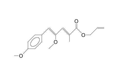 (2E,4E)-4-Methoxy-5-(4-methoxy-phenyl)-2-methyl-penta-2,4-dienoic acid, allyl ester
