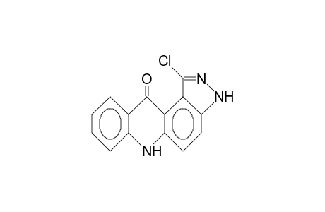 3H-1-Chloro-pyrazolo(4,3-A)acridin-11(6H)-one