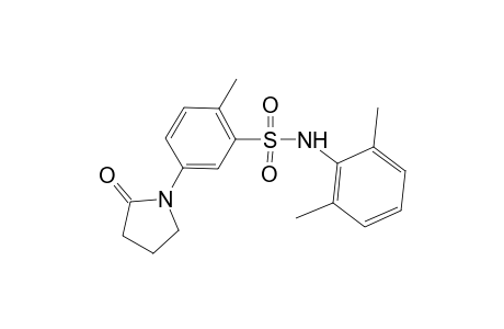 Benzenesulfonamide, N-(2,6-dimethylphenyl)-2-methyl-5-(2-oxo-1-pyrrolidinyl)-