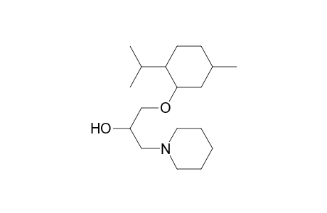 1-[(2-Isopropyl-5-methylcyclohexyl)oxy]-3-(1-piperidinyl)-2-propanol