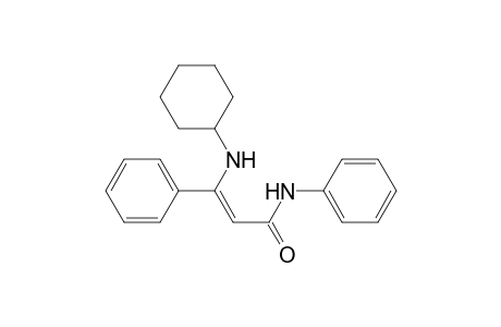 Benzenepropanamide, .beta.-(cyclohexylimino)-N-phenyl-