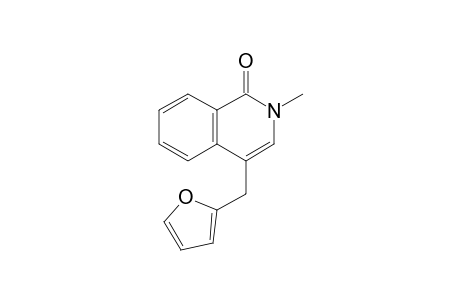 N-Methyl-4-(2-furylmethyl)-1H-isoquinolin-1-one