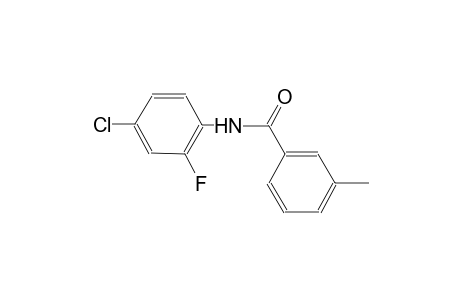 N-(4-chloro-2-fluorophenyl)-3-methylbenzamide