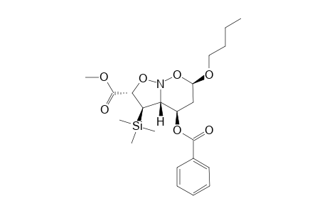 REL-(2R,3R,3A-R,4R,6R)-4-BENZOYLOXY-6-BUTYLOXY-3-TRIMETHYLSILYL-HEXAHYDROISOXAZOLO-[2,3-B]-[1,2]-OXAZINE-2-CARBOXYLIC-ACID-METHYLESTER