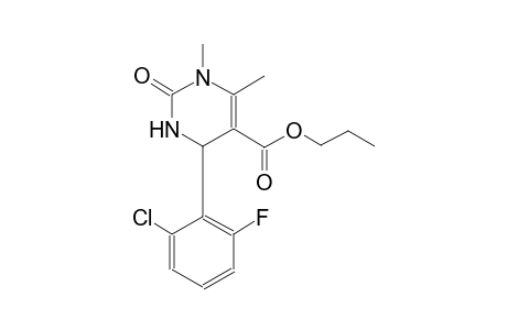 5-pyrimidinecarboxylic acid, 4-(2-chloro-6-fluorophenyl)-1,2,3,4-tetrahydro-1,6-dimethyl-2-oxo-, propyl ester