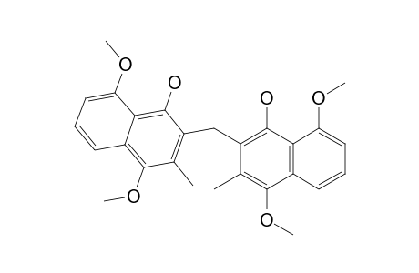 BIS-(1-HYDROXY-4,8-DIMETHOXY-3-METHYL-2-NAPHTHYL)-METHANE