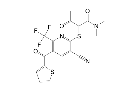 butanamide, 2-[[3-cyano-5-(2-thienylcarbonyl)-6-(trifluoromethyl)-2-pyridinyl]thio]-N,N-dimethyl-3-oxo-