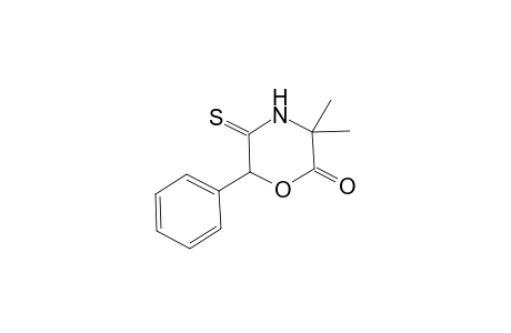 6-Phenyl-3,3-dimethyl-5-thioxomorpholin-2-one
