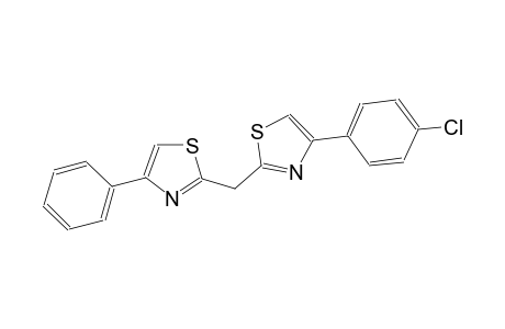 thiazole, 2-[[4-(4-chlorophenyl)-2-thiazolyl]methyl]-4-phenyl-