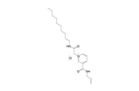 3-(ALLYLCARBAMOYL)-1-[(DECYLCARBAMOYL)METHYL]PYRIDINIUM CHLORIDE