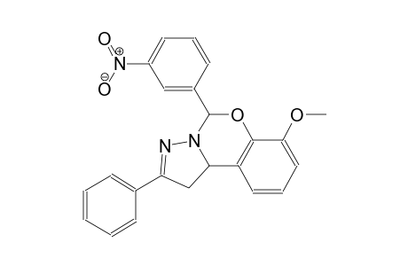 methyl 5-(3-nitrophenyl)-2-phenyl-1,10b-dihydropyrazolo[1,5-c][1,3]benzoxazin-7-yl ether