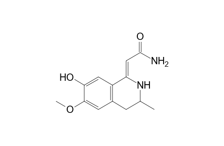 (2Z)-(7-Hydroxy-3-methyl-6-methoxy-3,4-dihydroisoquinolin-1(2H)-ylidene)ethanamide