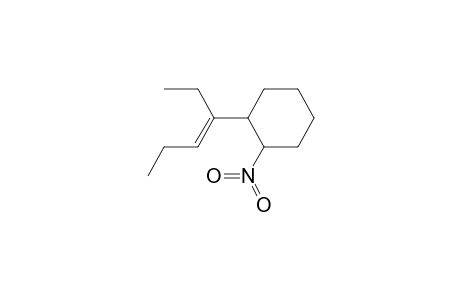 Cyclohexane, 1-(1-ethyl-1-butenyl)-2-nitro-, [1.alpha.(E),2.alpha.]-