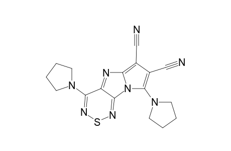6,7-Dicyano-4,8-dipyrrolinopyrrolo[1',2':1,2]imidazo[5,4-c][1,2,6]thiadiazine