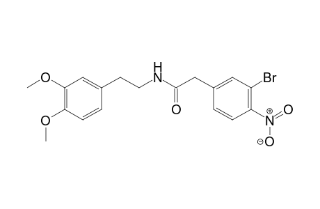 N-{2-(3,4-Dimethoxyphenyl)ethyl}-(3-bromo-4-nitro-phenyl)acetamide