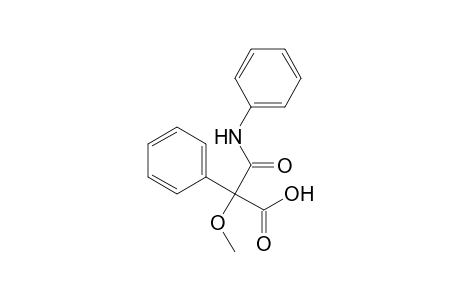 2-Methoxy-2-phenyl-2-(N-phenylcarbamoyl)acetic acid