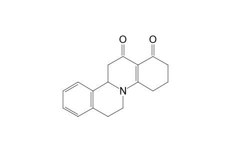 3,4,6,7,11b,12-hexahydro-2H-quinolino[2,1-a]isoquinoline-1,13-quinone