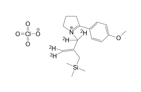 N-[2-(TRIMETHYLSILYLMETHYL)-2-PROPEN-1-YL]-2-(4-METHOXYPHENYL)-1-PYRROLINIUM-PERCHLORATE