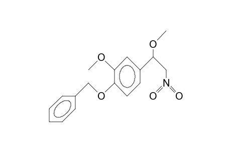 2-(4-Benzyloxy-3-methoxy-phenyl)-2-methoxy-nitroethane
