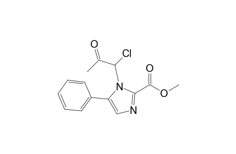 1-(1-Chloro-2-keto-propyl)-5-phenyl-imidazole-2-carboxylic acid methyl ester