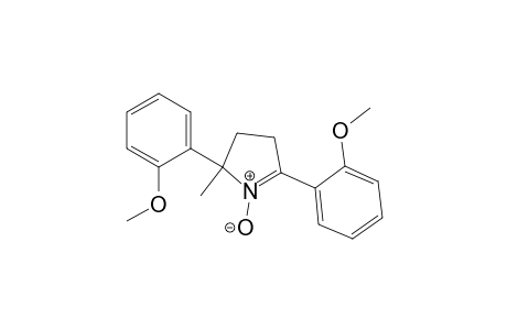 2-Methyl-2,5-bis(2-methoxyphenyl)-3,4-dihydro-2H-pyrrole 1-oxide