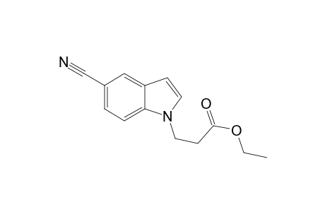 Ethyl 3-(5-cyano-1H-indol-1-yl)propanoate