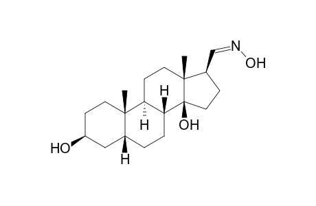 (3S,5R,8R,9S,10S,13R,14S,17S)-17-[(Z)-hydroxyiminomethyl]-10,13-dimethyl-1,2,3,4,5,6,7,8,9,11,12,15,16,17-tetradecahydrocyclopenta[a]phenanthrene-3,14-diol
